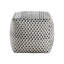 Pouf carré en tissu d'ameublement en tissu jacquard moderne, repose-pieds, repose-pieds antidérapant, fauteuil à billes, repose-pieds 1pc