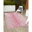 Tapis de safari d'extérieur rose et gris-1449837304