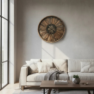 Solid Wood Wall Clock