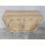 Armoires avec rangement, 2 portes en rotin et amp; 4 tablettes | Buffet de campagne naturel moderne | L 31,5 po x l 11,8 po x H 28,1 po | Panneau de particules | Couloir