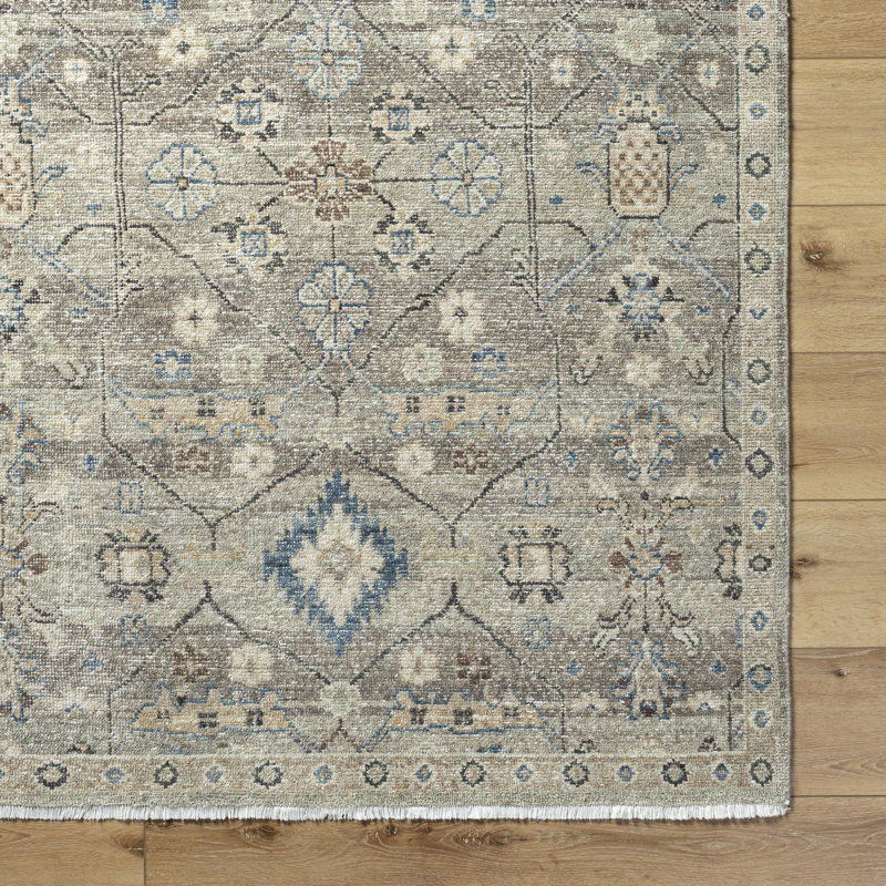 Rectangle Anelka Wool Area Rug, Rectangle 2' x 3'