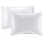 Couvre-lit réversible simple - blanc, intérieur en coton confortable, design attrayant, s'adapte bien aux matelas, confort prélavé facile à nettoyer, motif ajoutant du style, facilement lavable