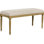 Lille Natural Linen Bench