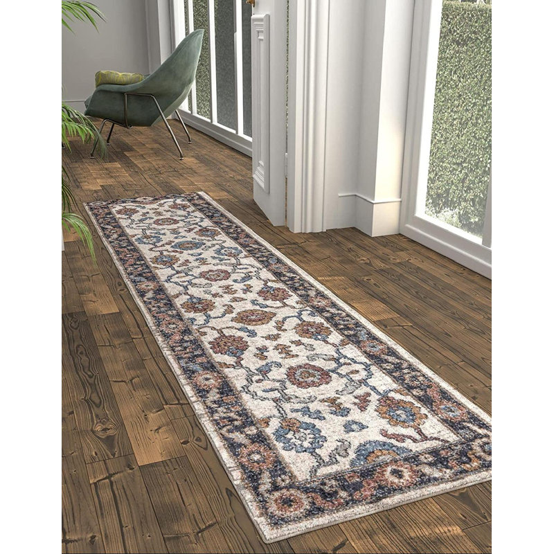 Tapis d'intérieur Akmal, Tapis de couloir 2 pi x 6 pi