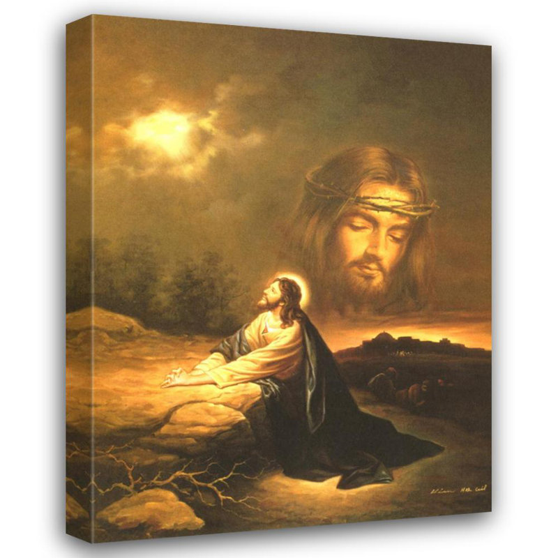 Praying at Gethsemane