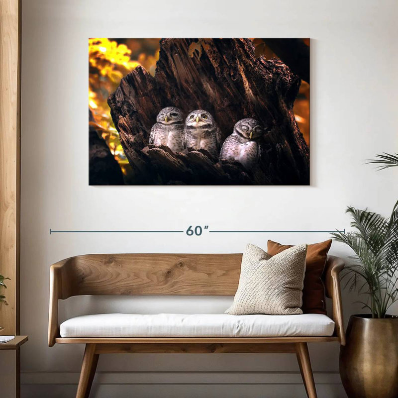 Brampt Birds In Tree, 30" H x 45" W