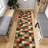 Homeline Non-Slip Rubberback Checkered Indoor Runner Rug, Multicolor-46649152