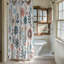 Duffie Funky Florals - 1 Piece Standard Shower Curtain-1313691531