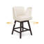 Tabouret de comptoir pivotant rembourré-627939624