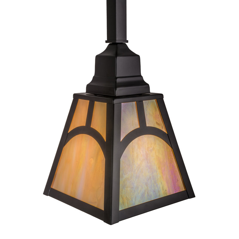 Luminaire suspendu géométrique 1 lumières lanterne Darrell
