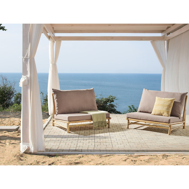 Aliyaah Outdoor Lounge Chair, Taupe