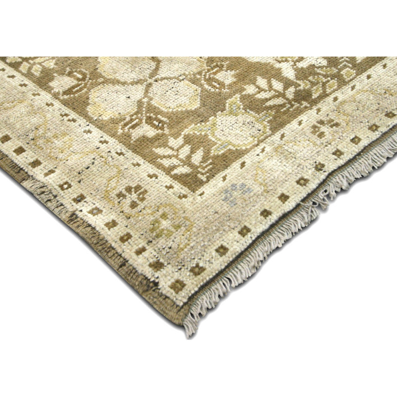 Gallery Size One-of-a-Kind 7'5" X 12'9" 1960s Wool Area Rug in