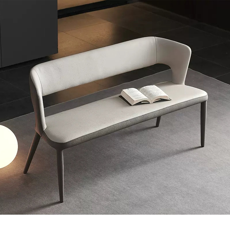 Banc rembourré Matzov, Beige