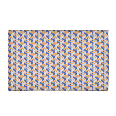 Chenille Geometric Indoor Rug