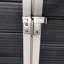 Remise de rangement 8X4ft en résine avec fenêtres - Porte verrouillable pour porte de jardin noire, 2 et sécurisée