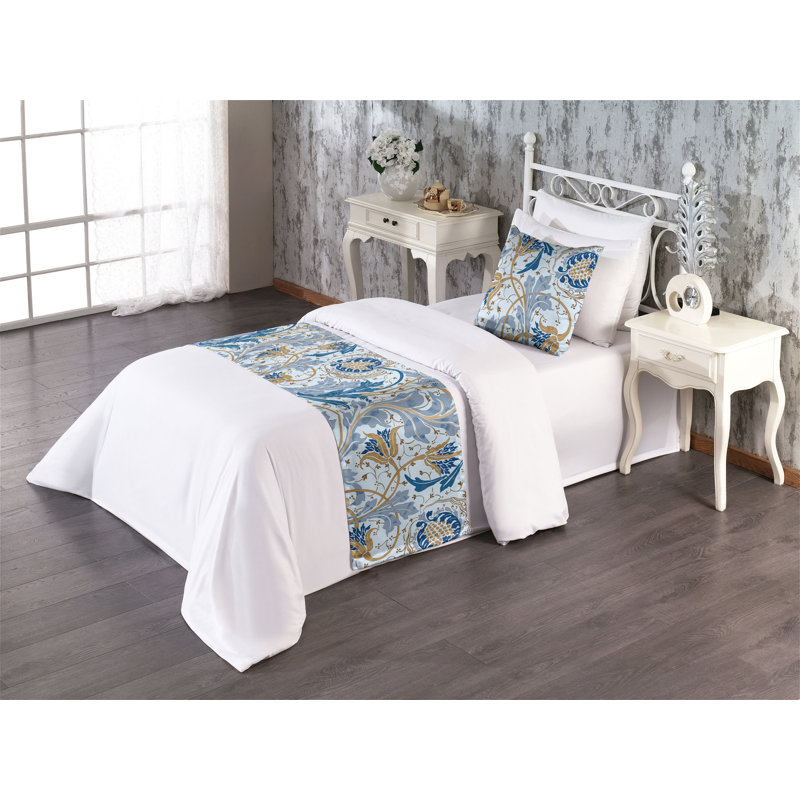 Ensemble de chemin de lit Ambesonne Floral Design Boho Atmosphere