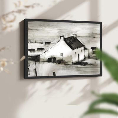 English Farmhouse II -Framed Print - Restickable