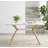 Reynna Rectangular with Iron Base Dining Table