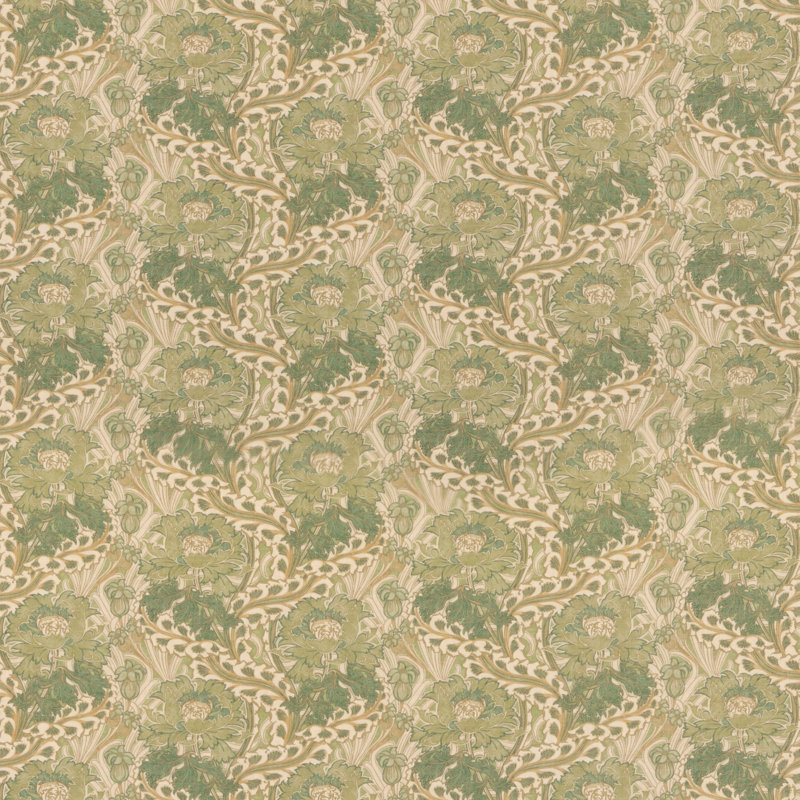 Original Brantwood Fabric, Green