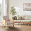 Fauteuil en velours capitonné l 27,1 po Willian-1781924614
