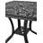 Jared Square Metal Outdoor Side Table , 21'' in. W 21'' in. D