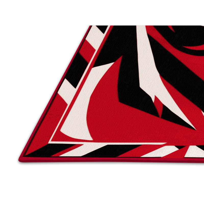 Scarlet Tempest Rug, Rectangle 3' x 5'