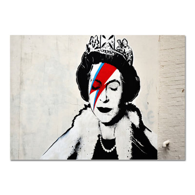 Regina by Banksy - Rectangle Painting