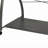 Ledbury Glass Top Metal Base Writing Desk