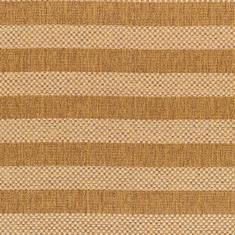 Indoor & Outdoor Jute-Look Striped Rug Tan/Brown, Rectangle 160 x 213cm