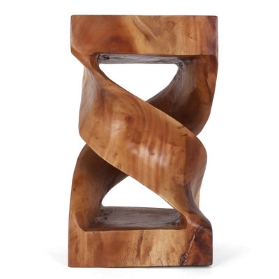 Millwood Pines Kinsale Hand Carved End Table