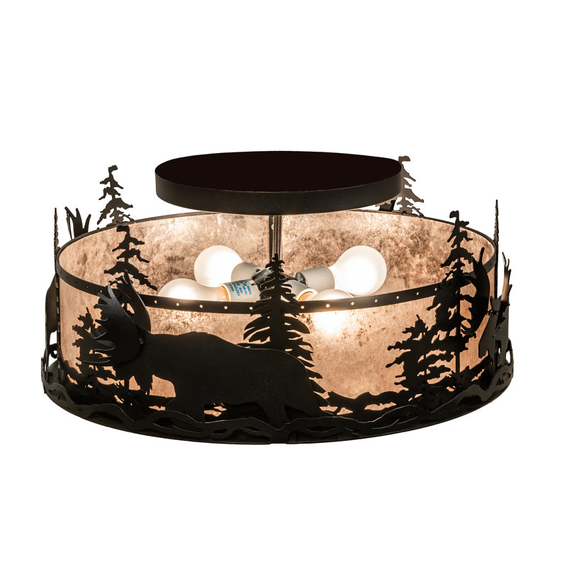 Plafonnier encastré 2 lumières 24 po Fulton