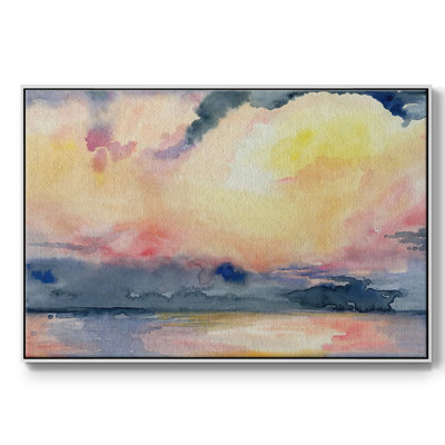 Prism Seascape III - reproduction de cadre flottant sur toile