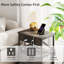 42cm W Metal Bedside Table