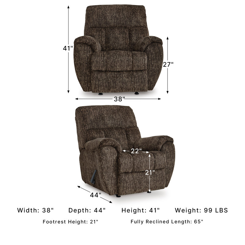 Paulding Recliner, Dark Brown