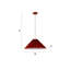 Kameron 1 - Light Painted Shaded Pendant-932158177-932158178