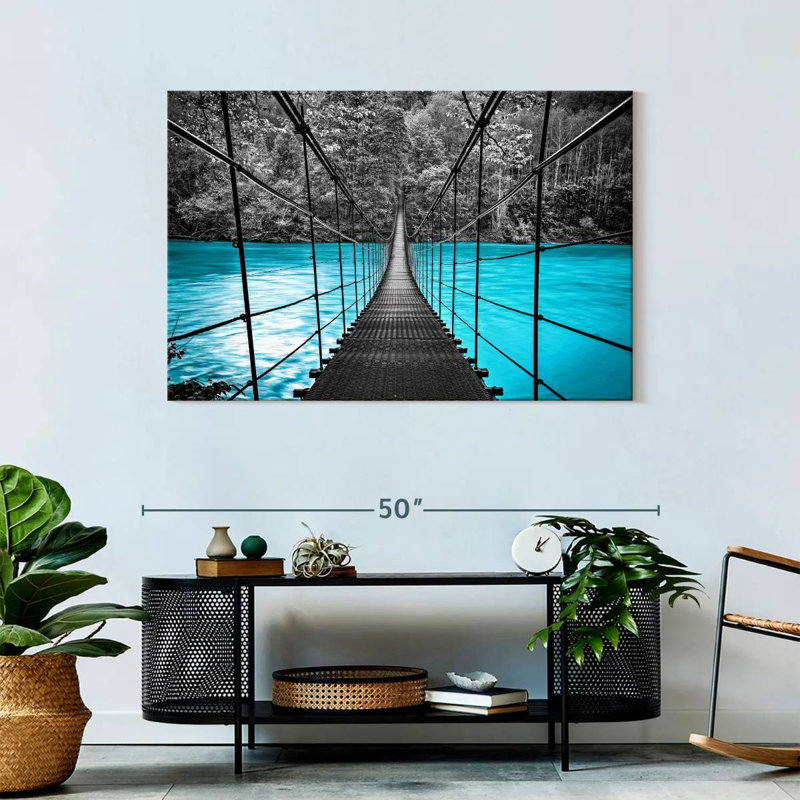 Suspension Bridge, reproduction sur toile, L 30 po x H 45 po