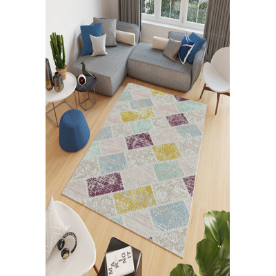 Eco-Friendly Area Rug, 100% Polyester, 31.5 x 47.2 inches | 650 g/m², 0.16 in Pile Height | Antibacterial, Non-Slip PVC Dot Underside | Machine Washable, Perfect for Living Room & Bedroom Decor