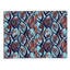 Tapis intérieur / extérieur en polyester tissé à la machine rectangulaire bleu / rouge-890154583