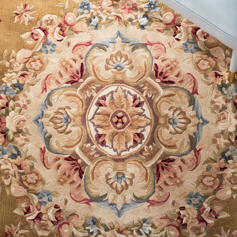 Priscila Hand Tufted Wool Pile Oriental Rug, Rectangle 8' x 10'