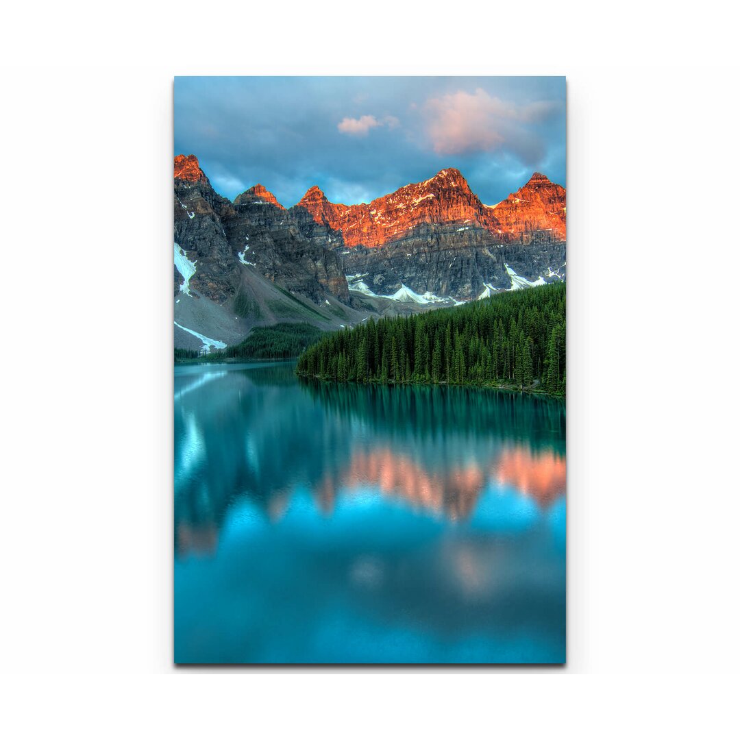 Leinwandbild Moraine See im Banff-Nationalpark – Kanada