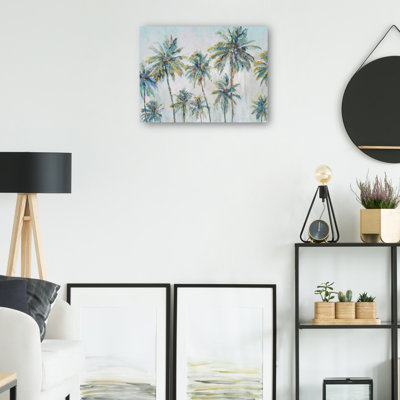 Reproduction d'art sur toile, "Rhythmic Palms" par Studio Arts