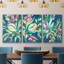 Blue Tropics I - ensemble de 3 reproductions sur toile-91890966-91890968