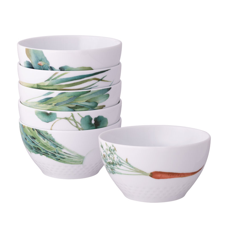 Ensemble de 6 bols profonds Noritake Kyoka Shunsai, 4,25 po, 12 oz