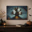 «Spooky Treehouse Village Night», art mural sur toile-414409713