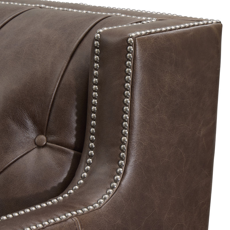 Bernhardt Candace 4 Piece Leather Sectional