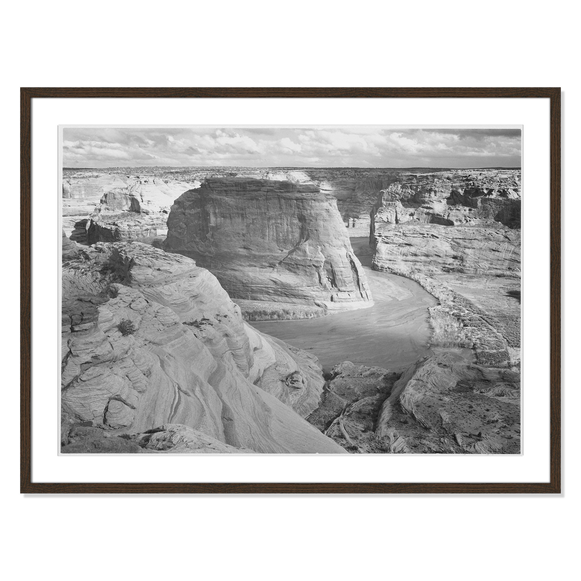 Canyon De Chelly Arizona 2 by Adams, 25.5" H x 35.5" W x 0.75" D, Walnut