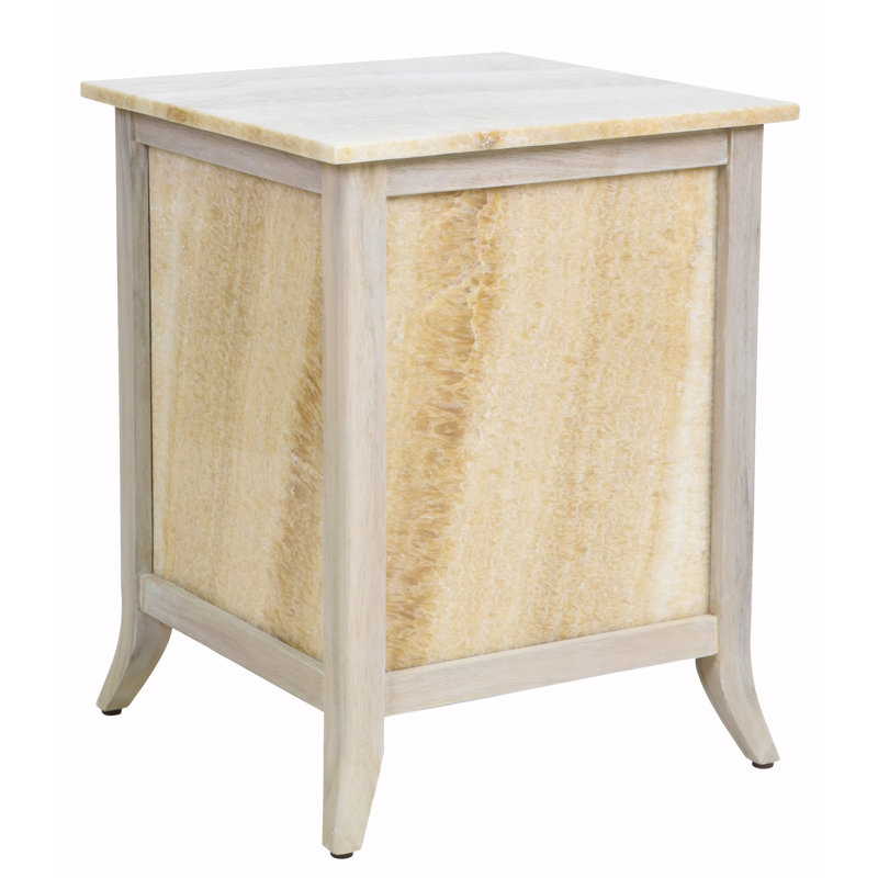 Illumination Outdoor Square Side Table
