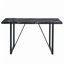 Table de salle à manger industrielle en bois aggloméré rectangulaire pour 4 à 6 personnes (table seulement)-912691190