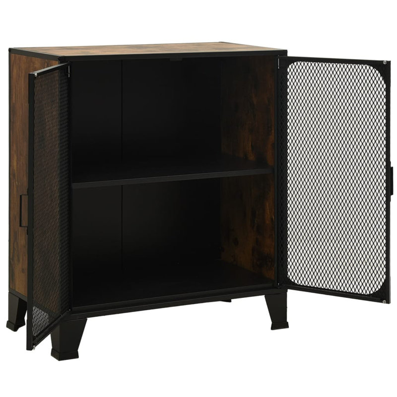 Peristerona 2 -Door Accent Cabinet, Brown