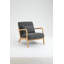 Chaise d'appoint Mid-Century moderne avec structure en bois-763360881-763360885
